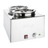 Buffalo bain-marie met 2x 5,2Ltr bakken