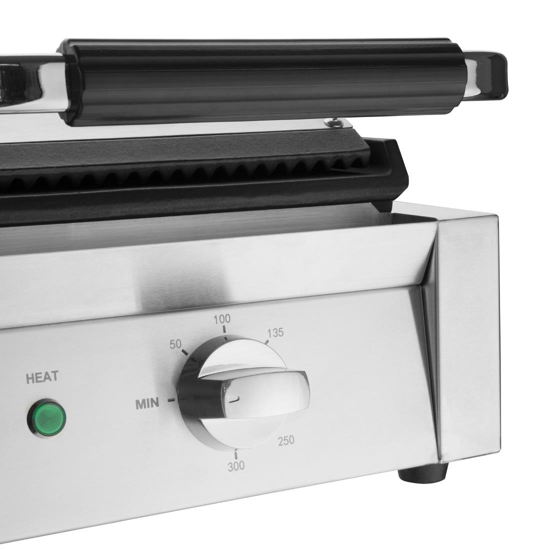 Buffalo Bistro Dubbele Geribbelde Contactgrill