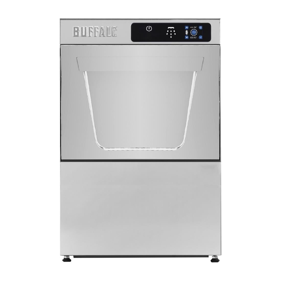Buffalo Digitale Aanrecht Vaatwasser Glas 350mm Mand 3.3Kw