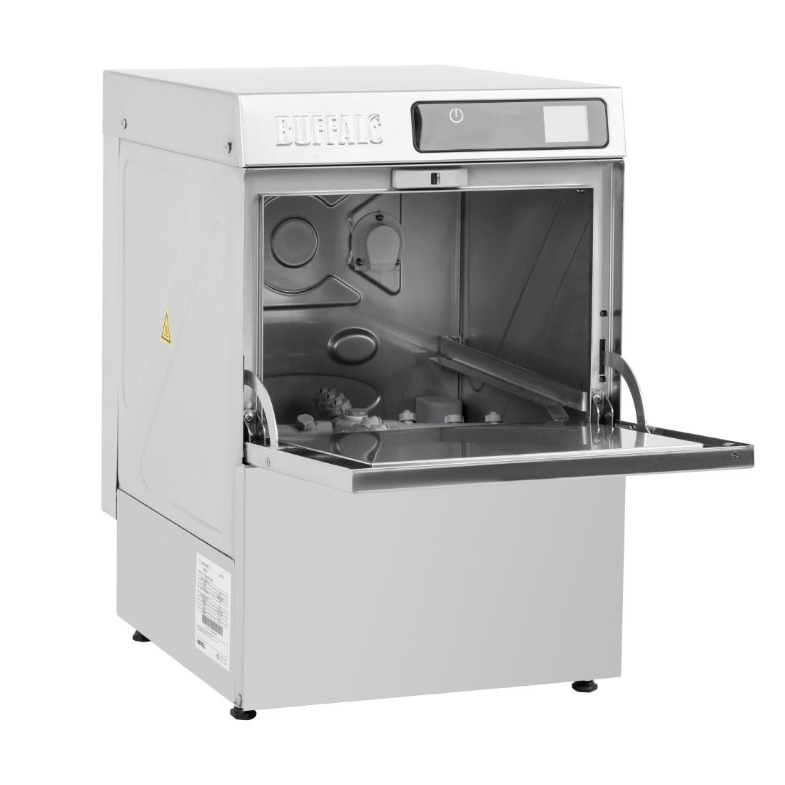 Buffalo Digitale Aanrecht Vaatwasser Glas 350mm Mand 3.3Kw
