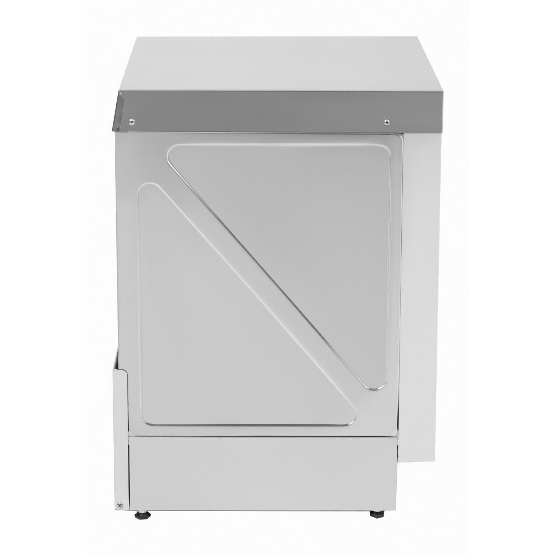 Buffalo Digitale Onderbouw Glazenspoelmachine met Afvoerpomp 400 mm Mand 3,3 kW