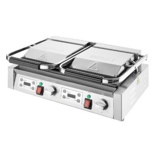 Buffalo Dubbele Contactgrill Geribbeld/Glad