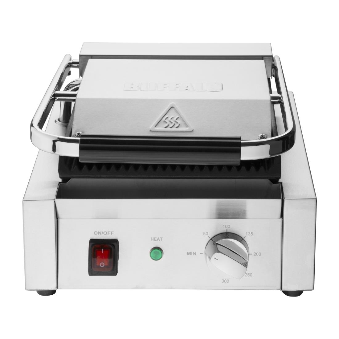 Buffalo Dubbele Contactgrill Geribbelde Platen