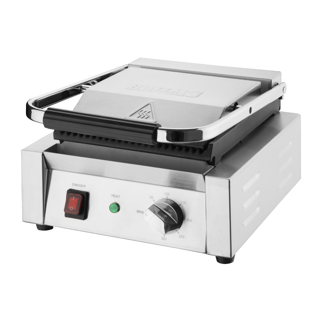 Buffalo Dubbele Contactgrill Geribbelde Platen