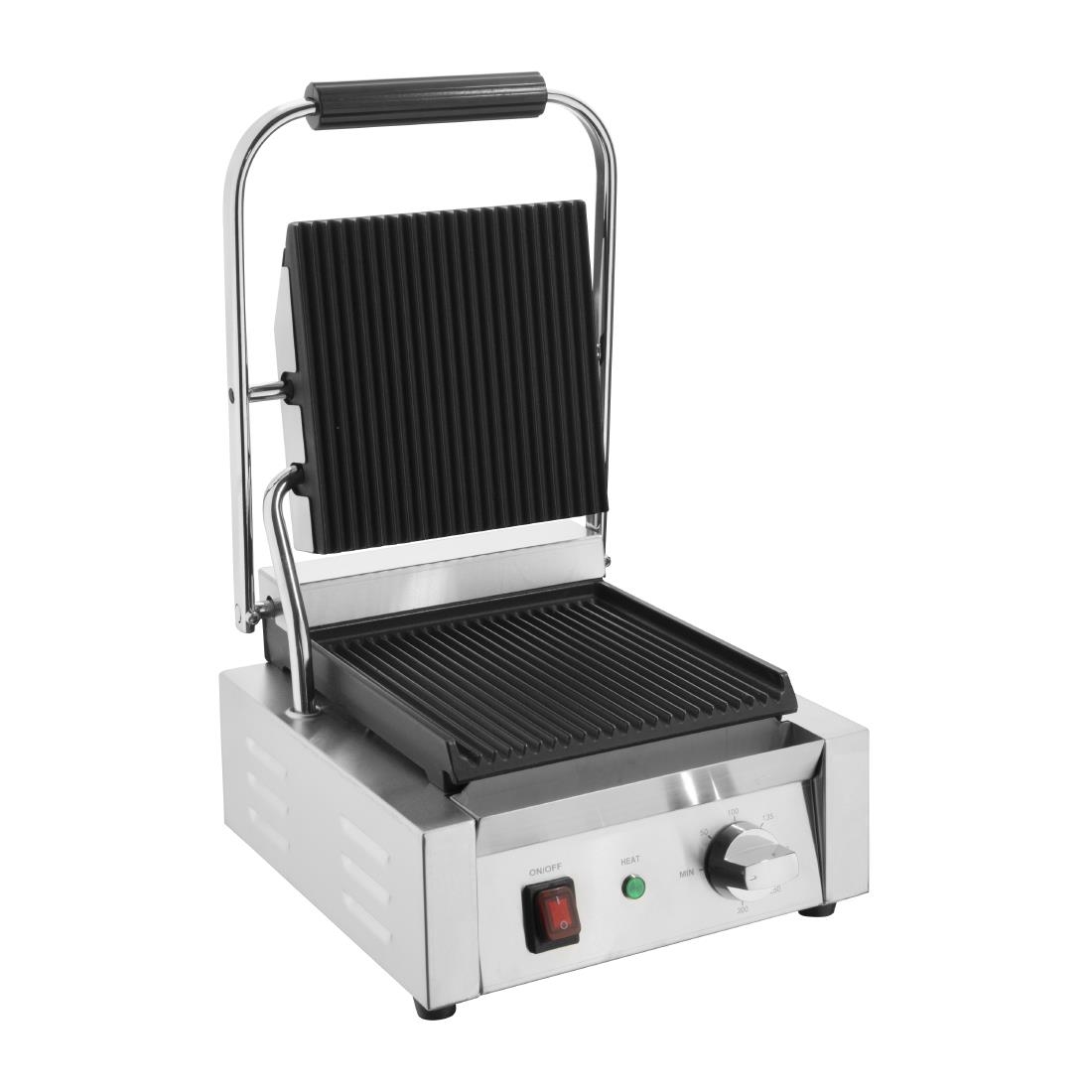 Buffalo Dubbele Contactgrill Geribbelde Platen