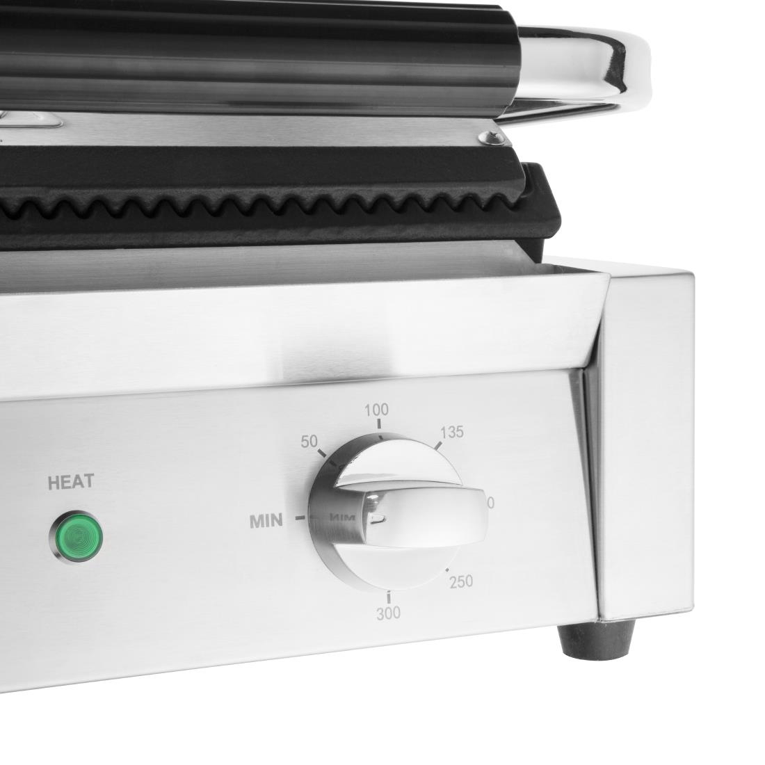 Buffalo Dubbele Contactgrill Geribbelde Platen