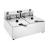 Buffalo Dubbele Elektrische Friteuse met Timer 2x5Ltr