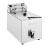 Buffalo Enkele Elektrische Friteuse Met Timer 8Ltr