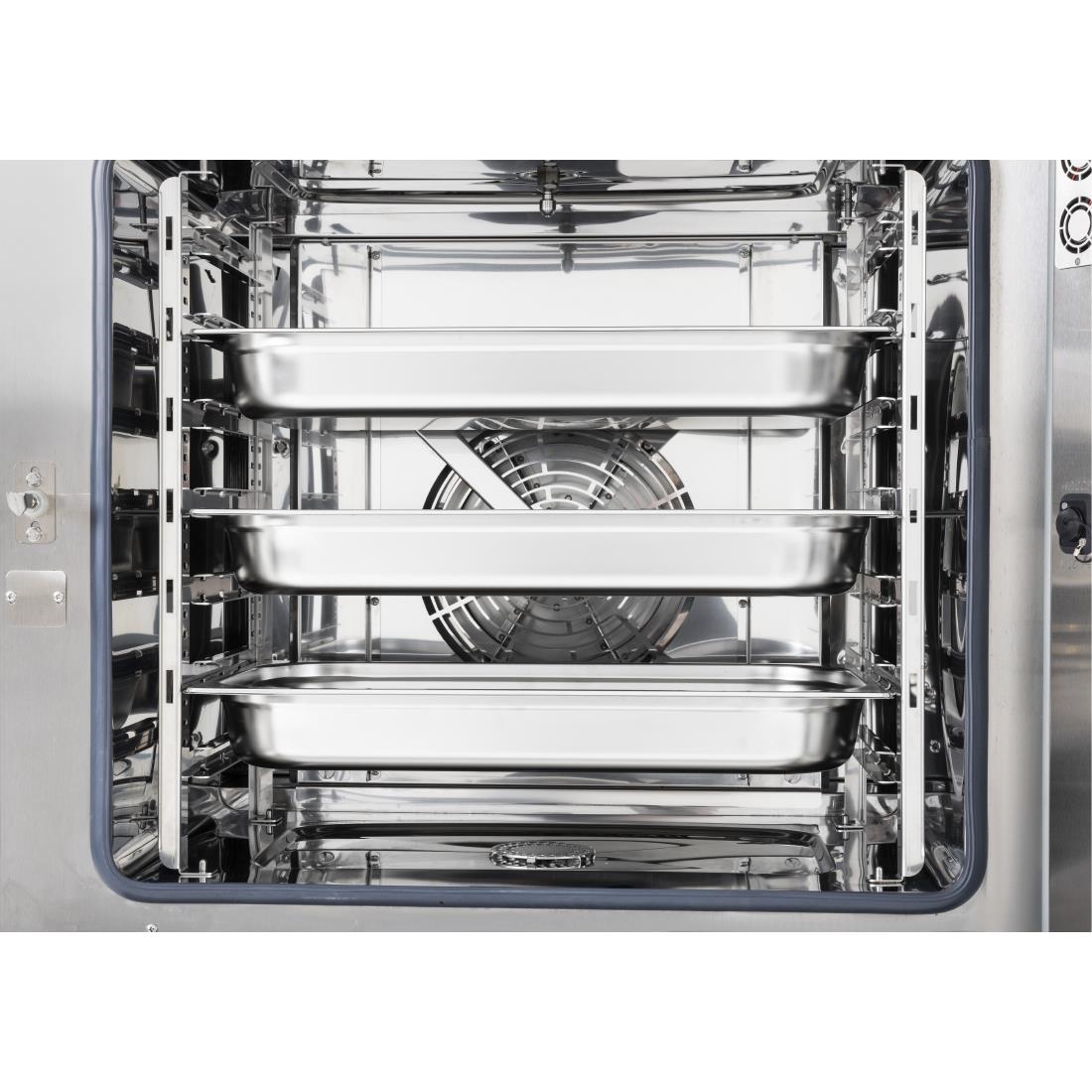 Buffalo Smart Touchscreen Combi Oven 7 x GN 1/1 Met Installatiekit