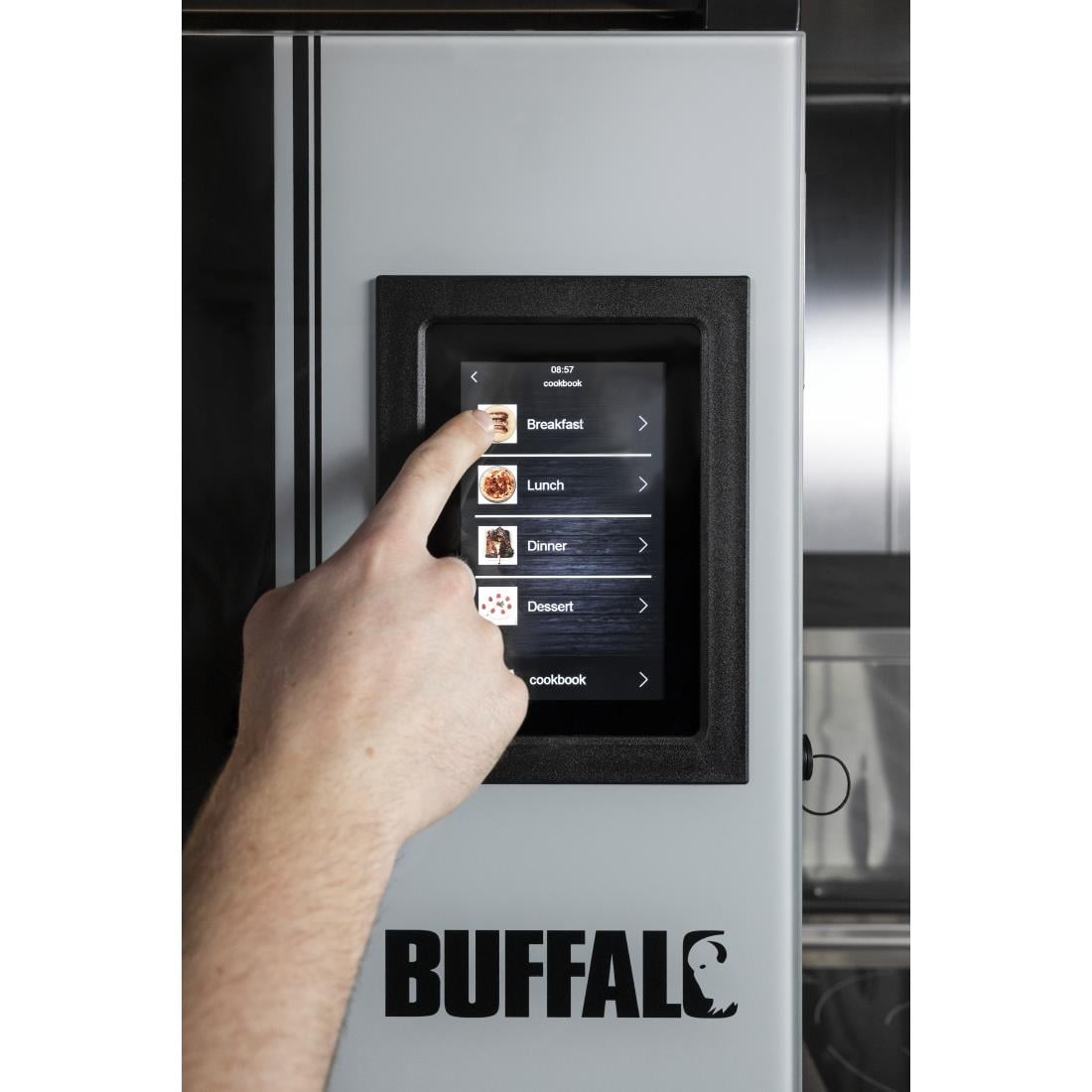Buffalo Smart Touchscreen Compact Combi-Oven 6 x GN 1/1