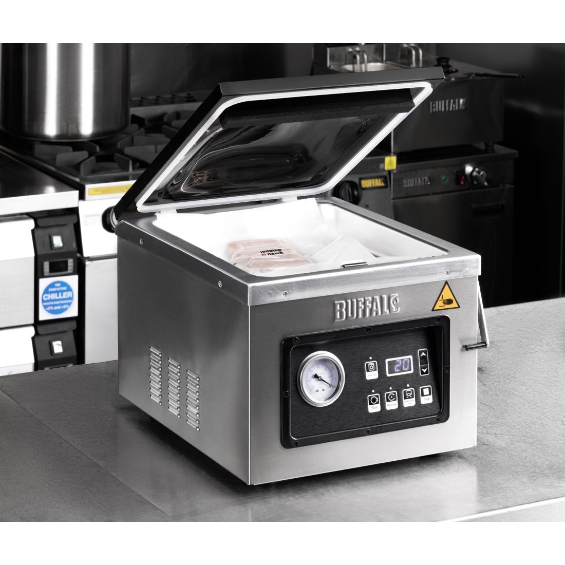 Buffalo Vacuümverpakkingsmachine met Oliepomp 9Ltr