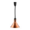 Buffalo verstelbare warmhoudlamp koper