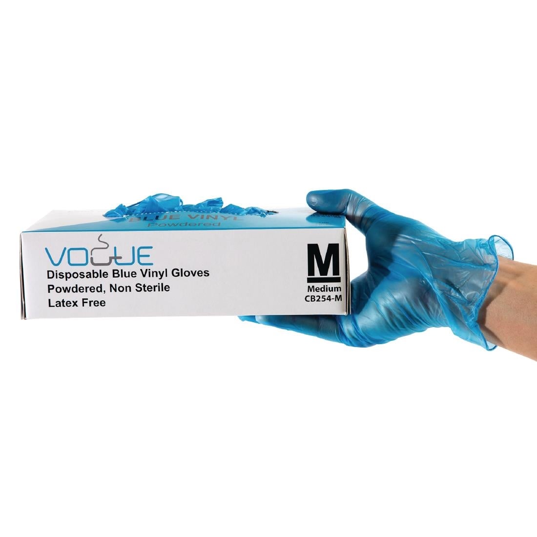BULKVOORDEEL Vinyl handschoenen gepoederd L + GRATIS houder (500 stuks)
