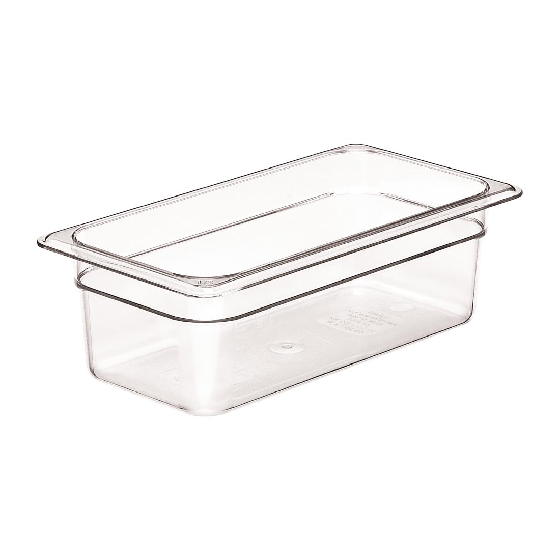 Cambro BPA vrij gastronorm voedselbak GN 1/3 100mm