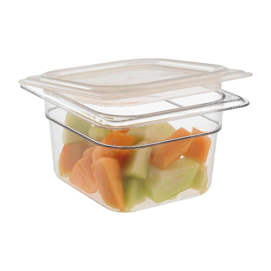 Cambro buigzaam polypropyleen deksel GN 1/6