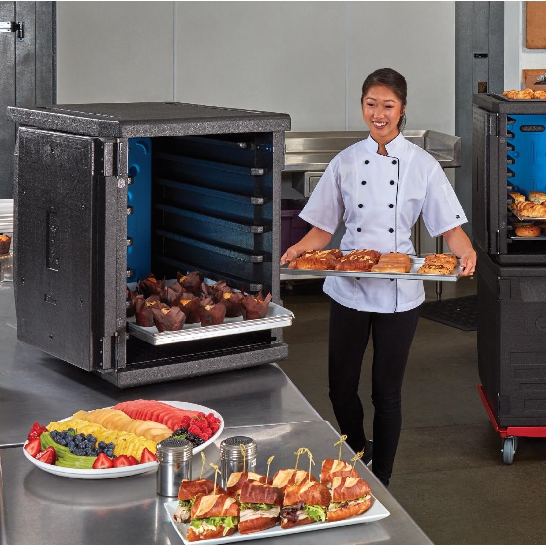 Cambro Cam GoBox geïsoleerde voedselcontainer 126Ltr met 6 rails