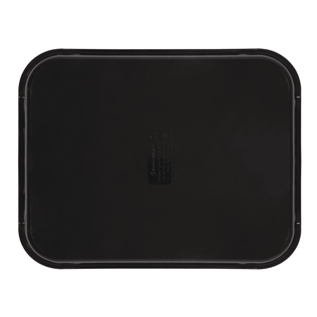 Cambro Camtread rechthoekig antislip glasvezel dienblad zwart 45,7cm