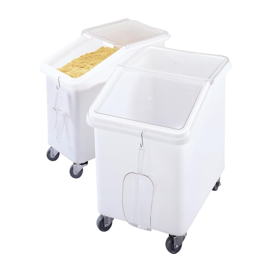Cambro mobiele ingrediëntenbak wit 140Ltr