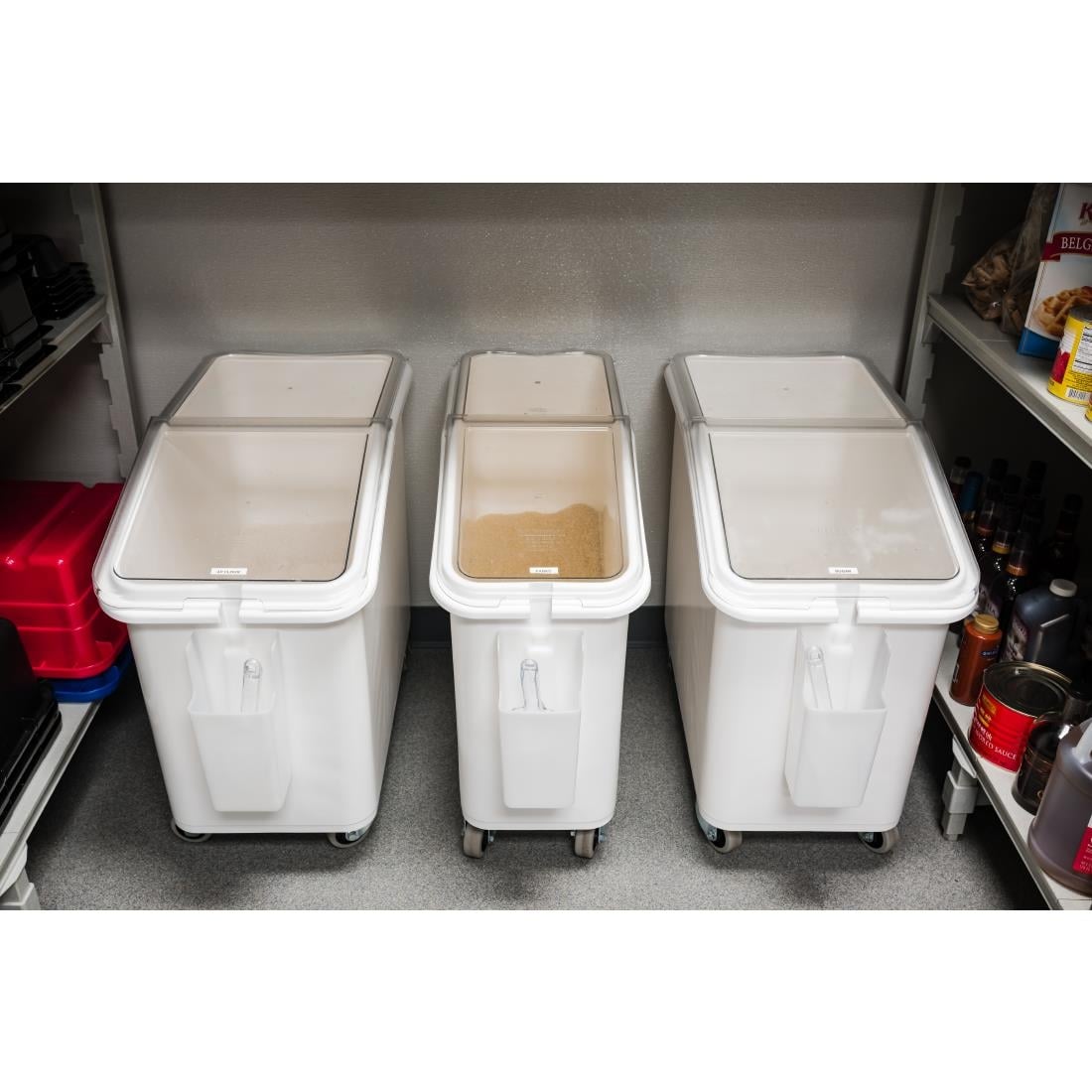Cambro Mobiele Ingrediëntenbak Wit 81L