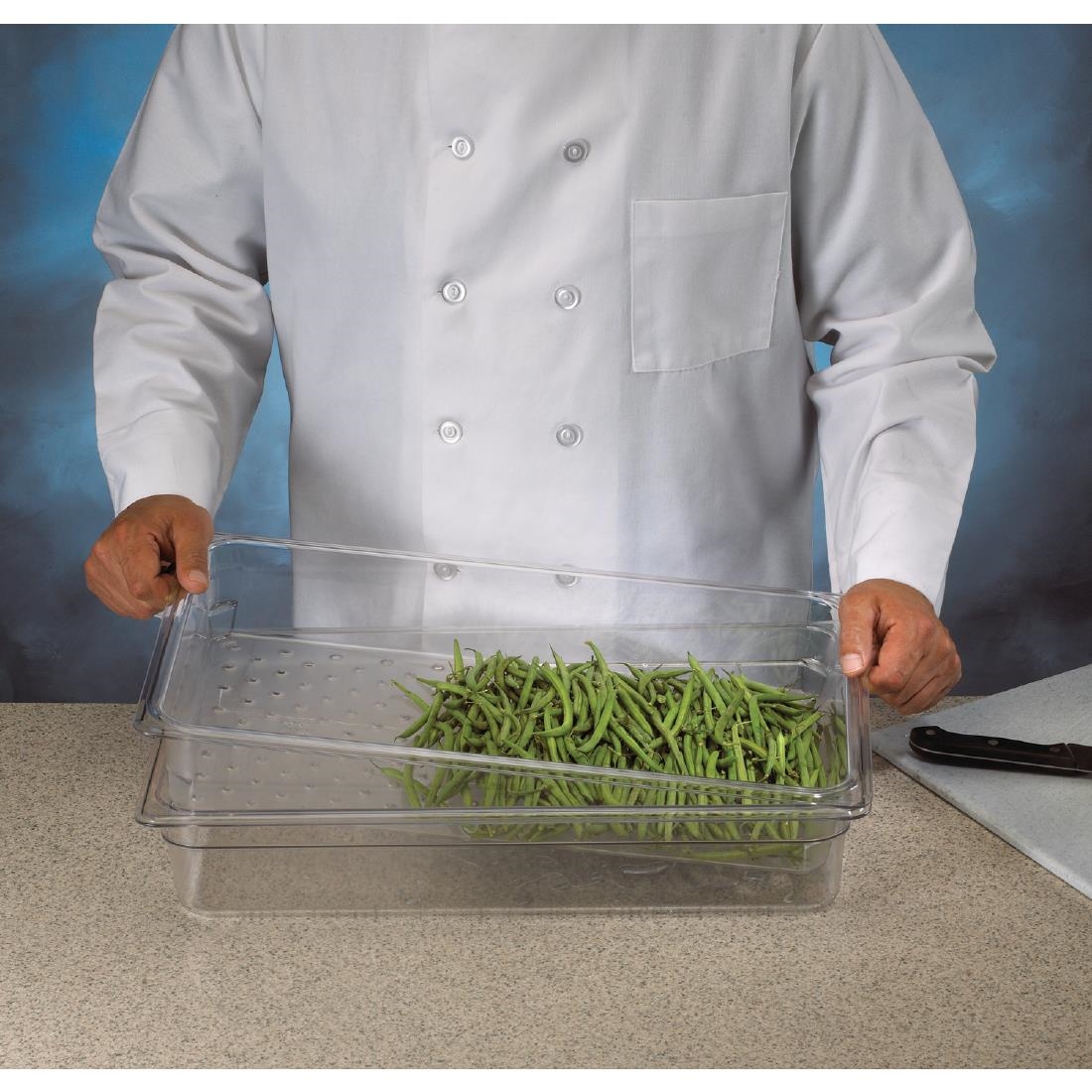 Cambro polycarbonaat bak GN 1/1 10cm