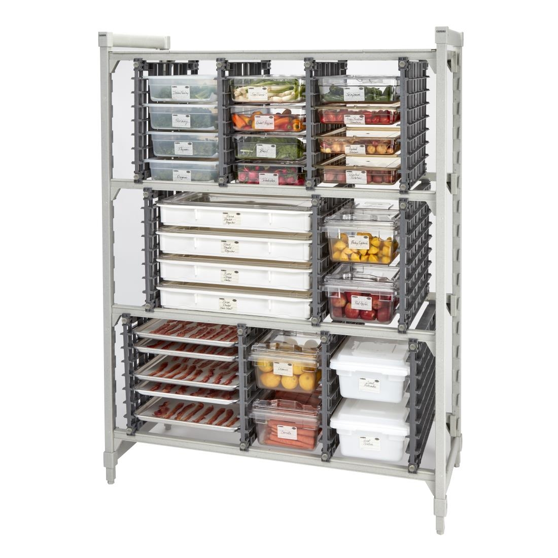 Cambro Universeel Opbergrek Starterset Voor Basics Plus Planken, 530 mm Diep