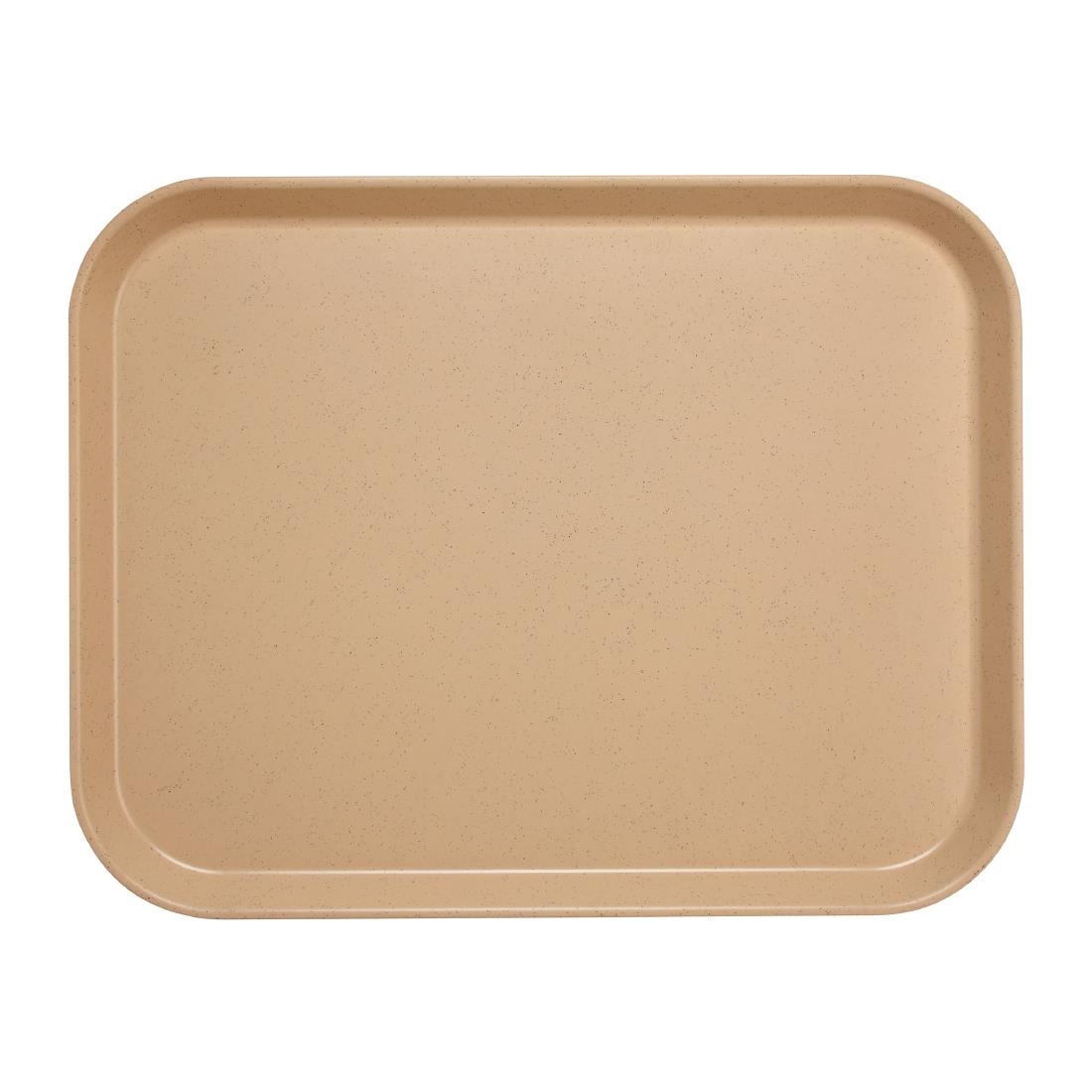 Cambro Versa Lite polyester dienblad gespikkeld mokka groot