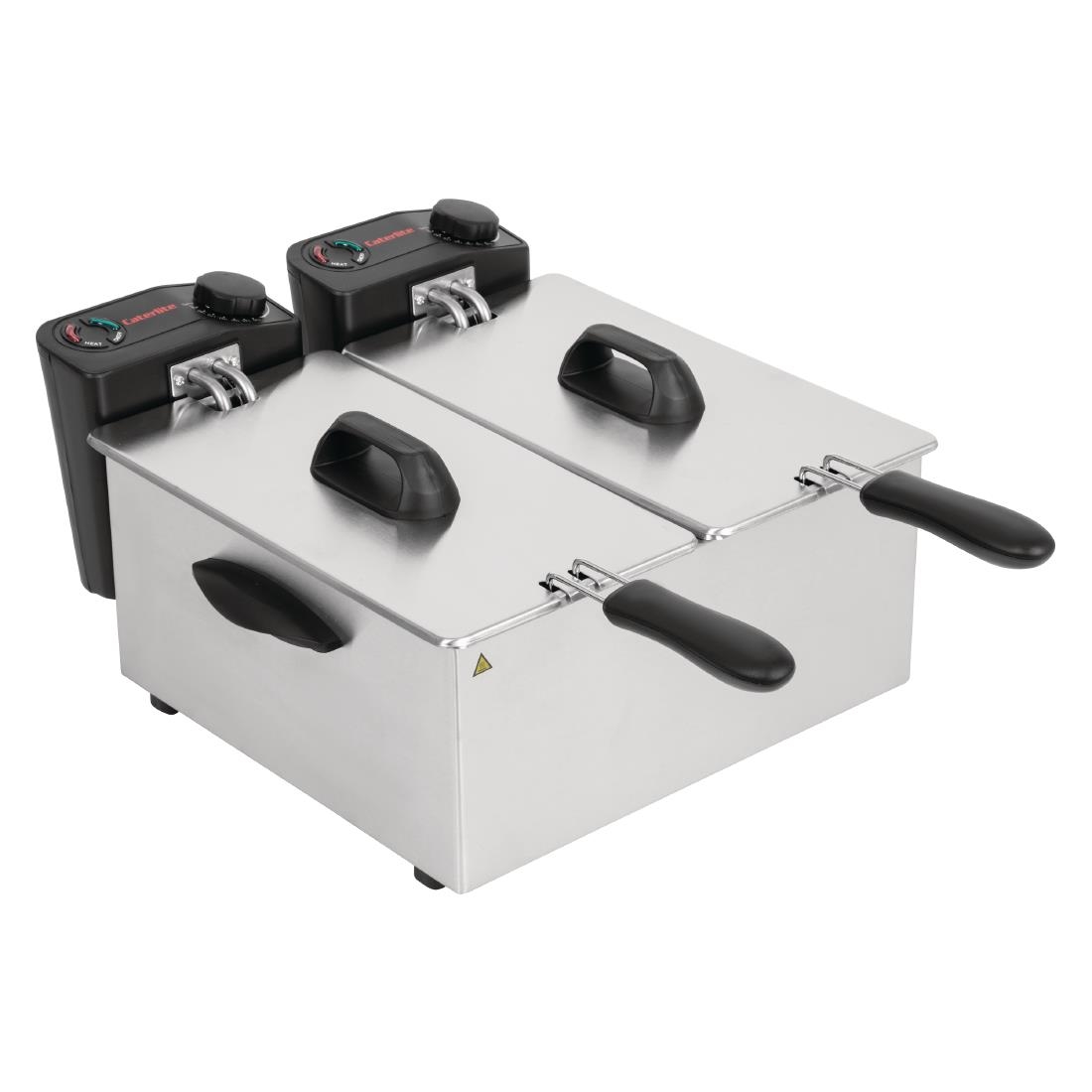 Caterlite dubbele friteuse voor licht gebruik 2x 3,5L