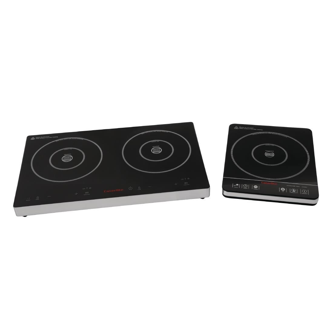 Caterlite dubbele inductiekookplaat met touchbediening 3000W