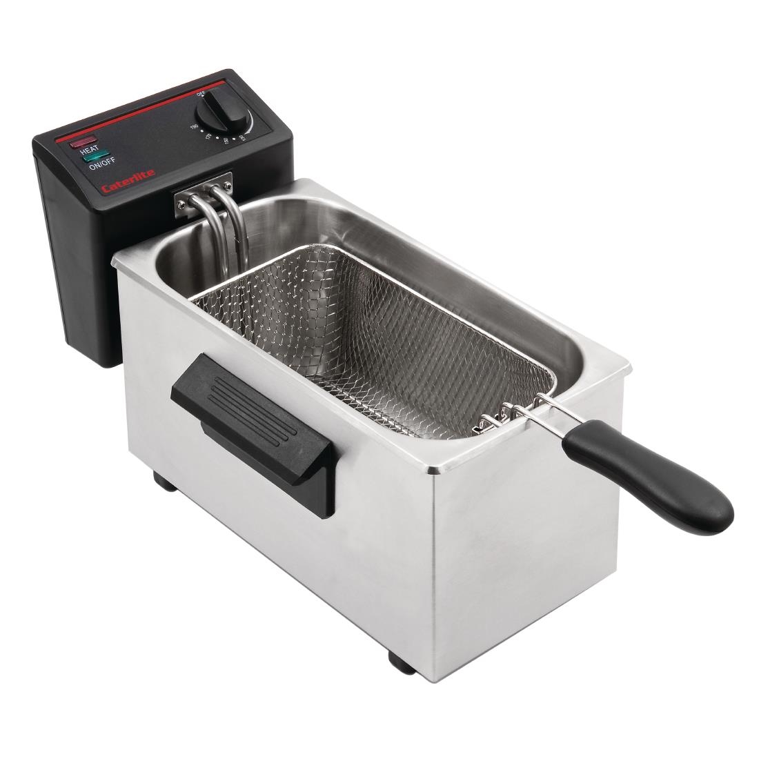 caterlite enkele friteuse voor licht gebruik 3,5l Caterlite enkele friteuse voor licht gebruik 3,5L
