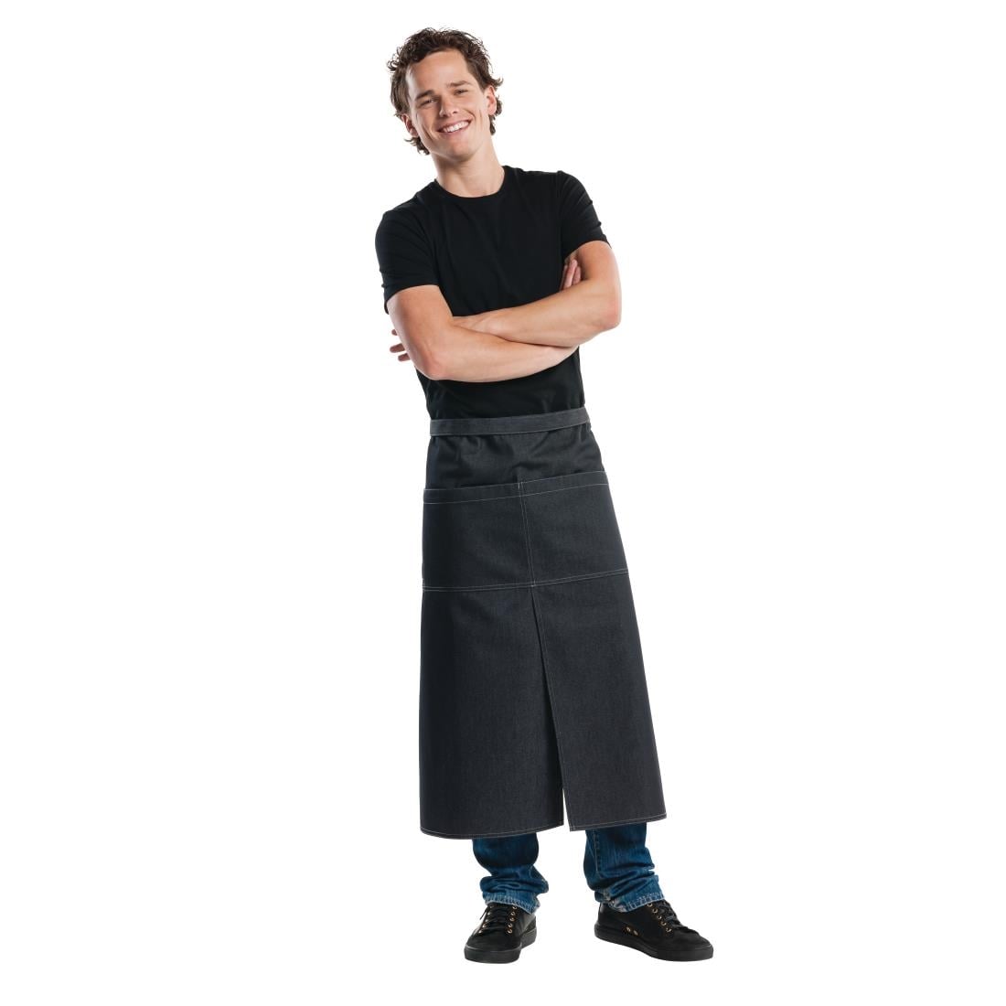 Chaud Devant 4-pockets sloof Black Denim