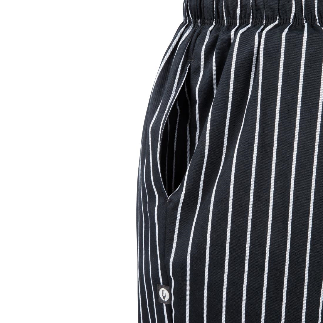 Chef Works Designer baggy koksbroek krijtstreep M