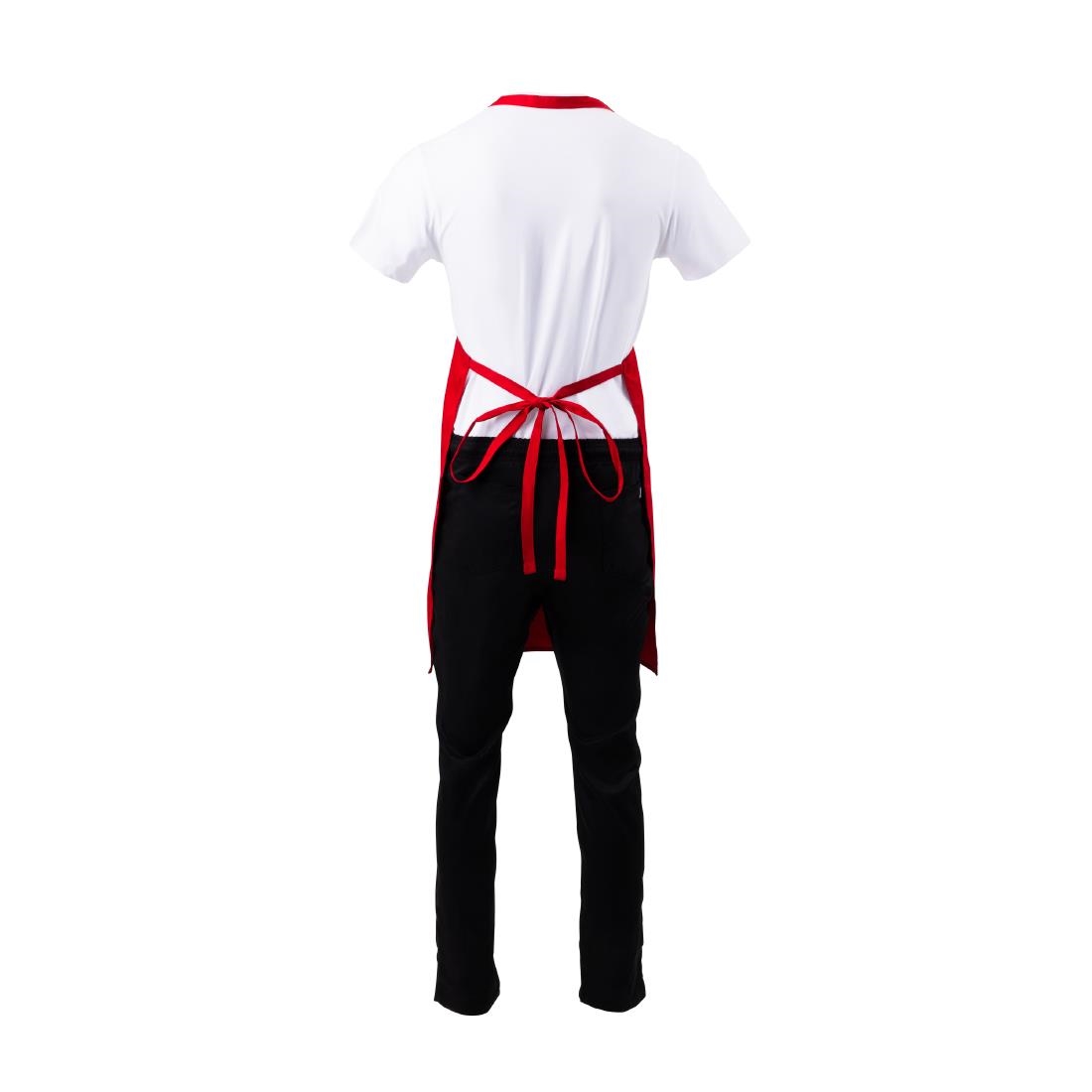 Chef Works halterschort rood
