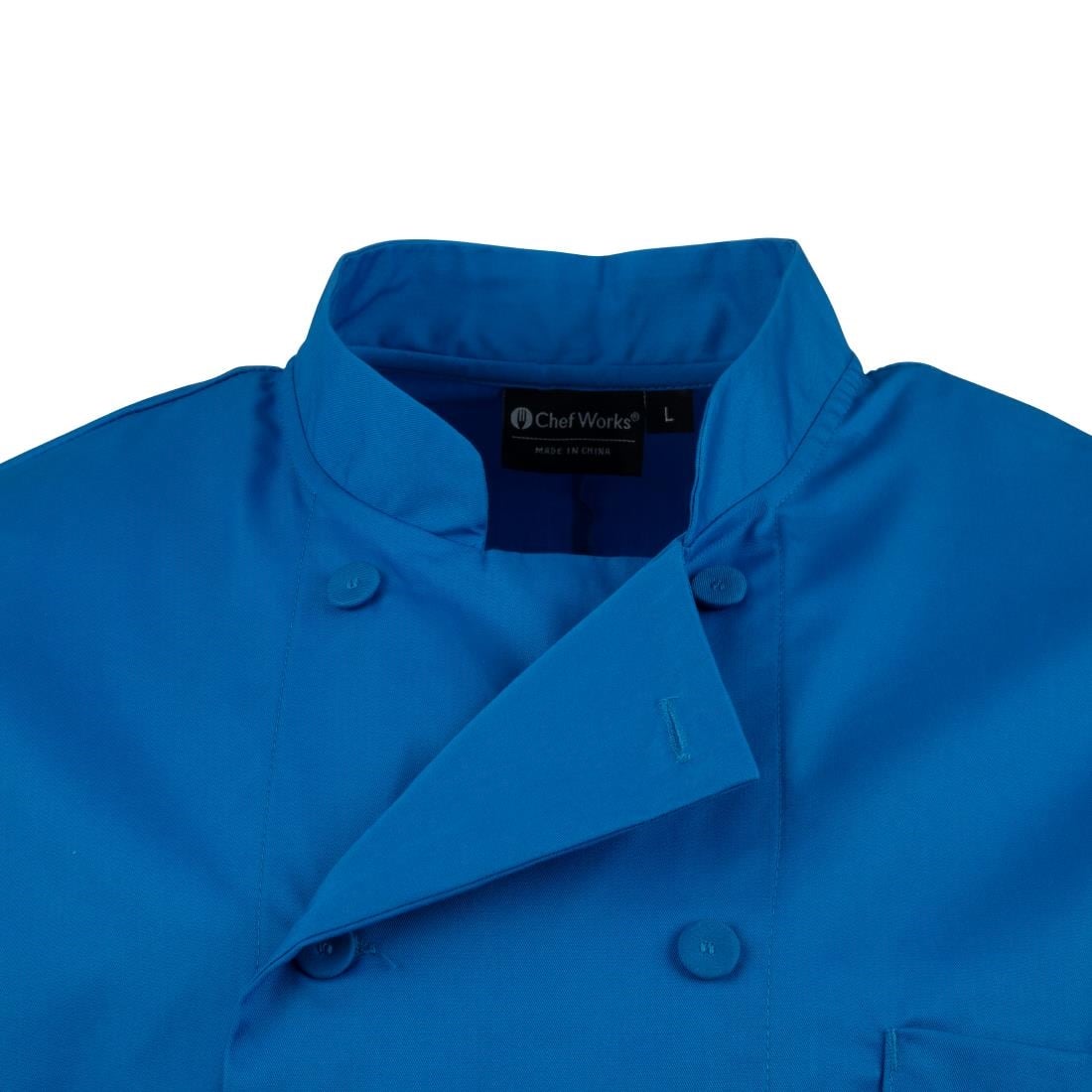 chef works unisex koksbuis blauw l Chef Works unisex koksbuis blauw L