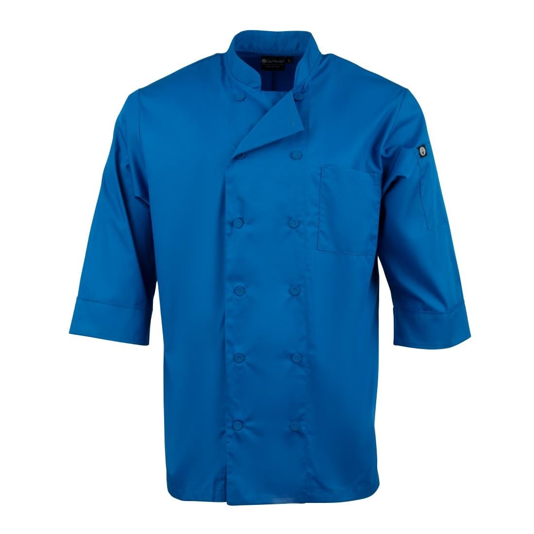 chef works unisex koksbuis blauw l Chef Works unisex koksbuis blauw L