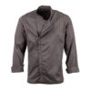 Chef Works Urban Hartford unisex koksbuis met rits lange mouw grijs M