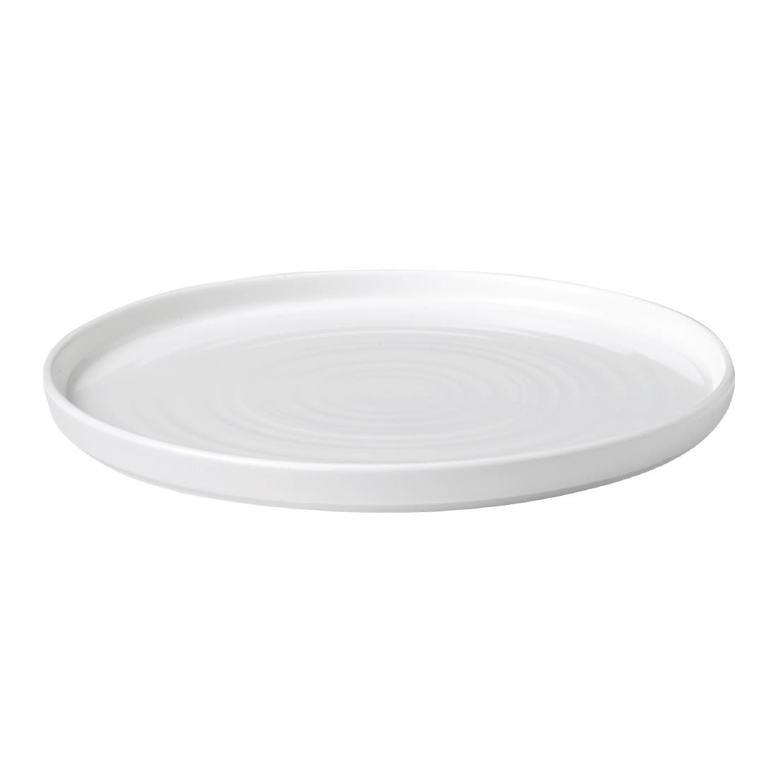 Churchill borden met opstaande rand 21cm wit (6 stuks)