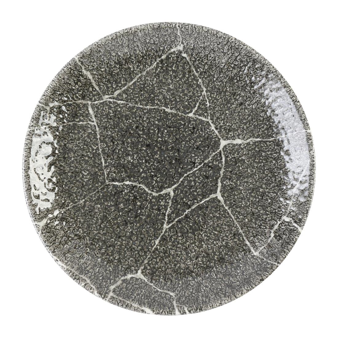 Churchill Kintsugi Accents Quartz Black Evolve Coupe Bord 16.5cm (12 stuks)