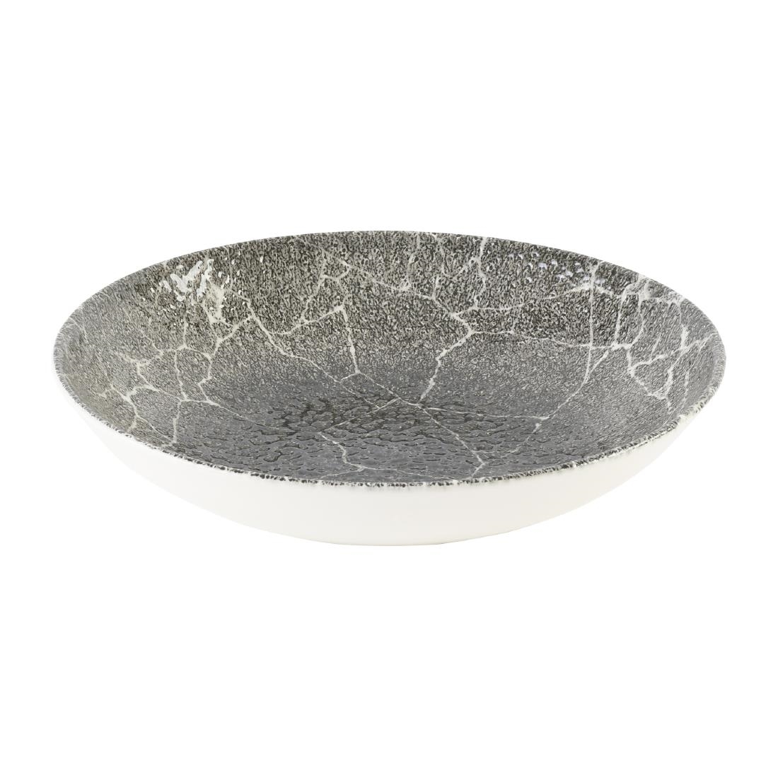 Churchill Kintsugi Accents Quartz Black Evolve Coupe Kom 24.8cm (12 stuks)