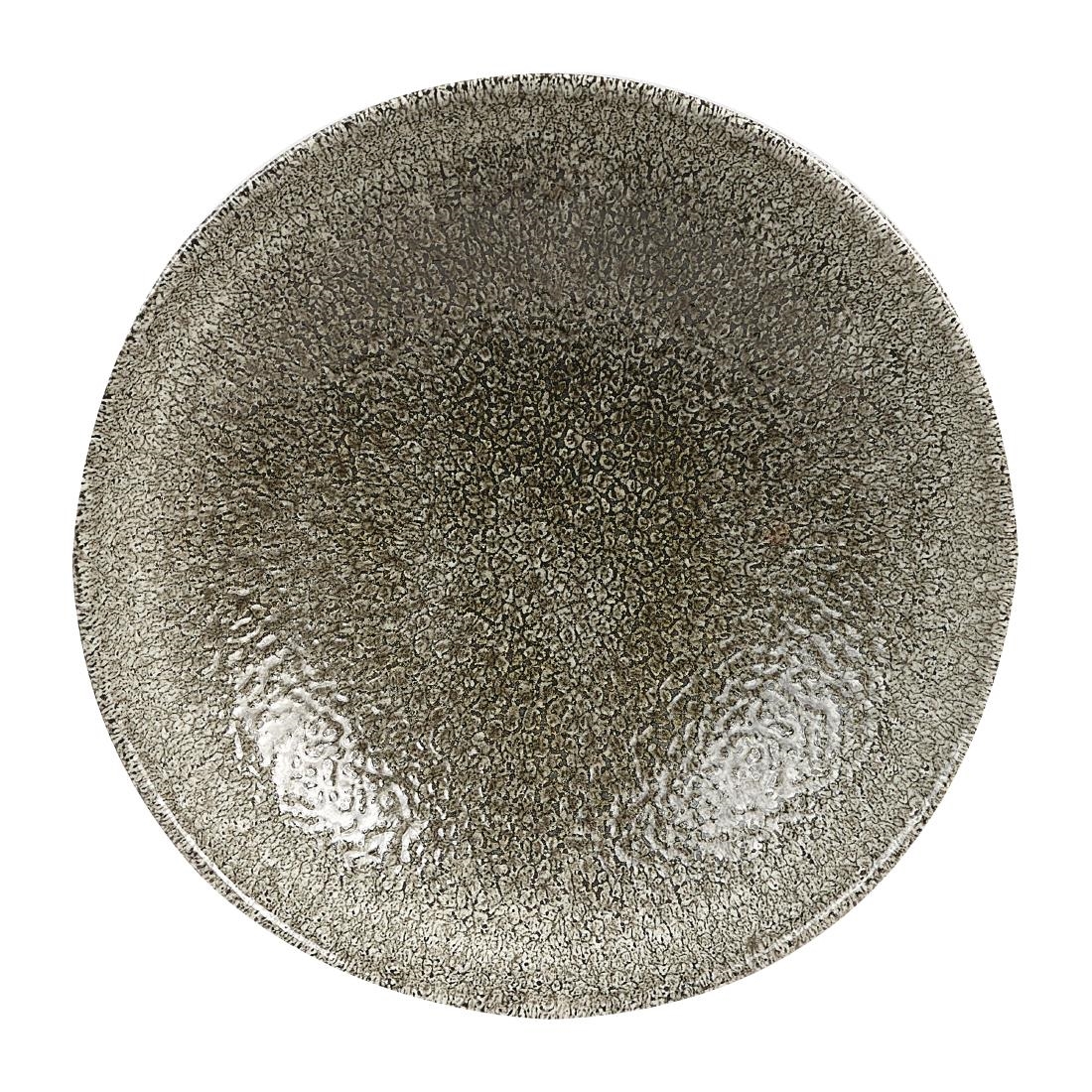 Churchill Raku Quartz Black Evolve Coupe Bord 16.5cm (12 stuks)