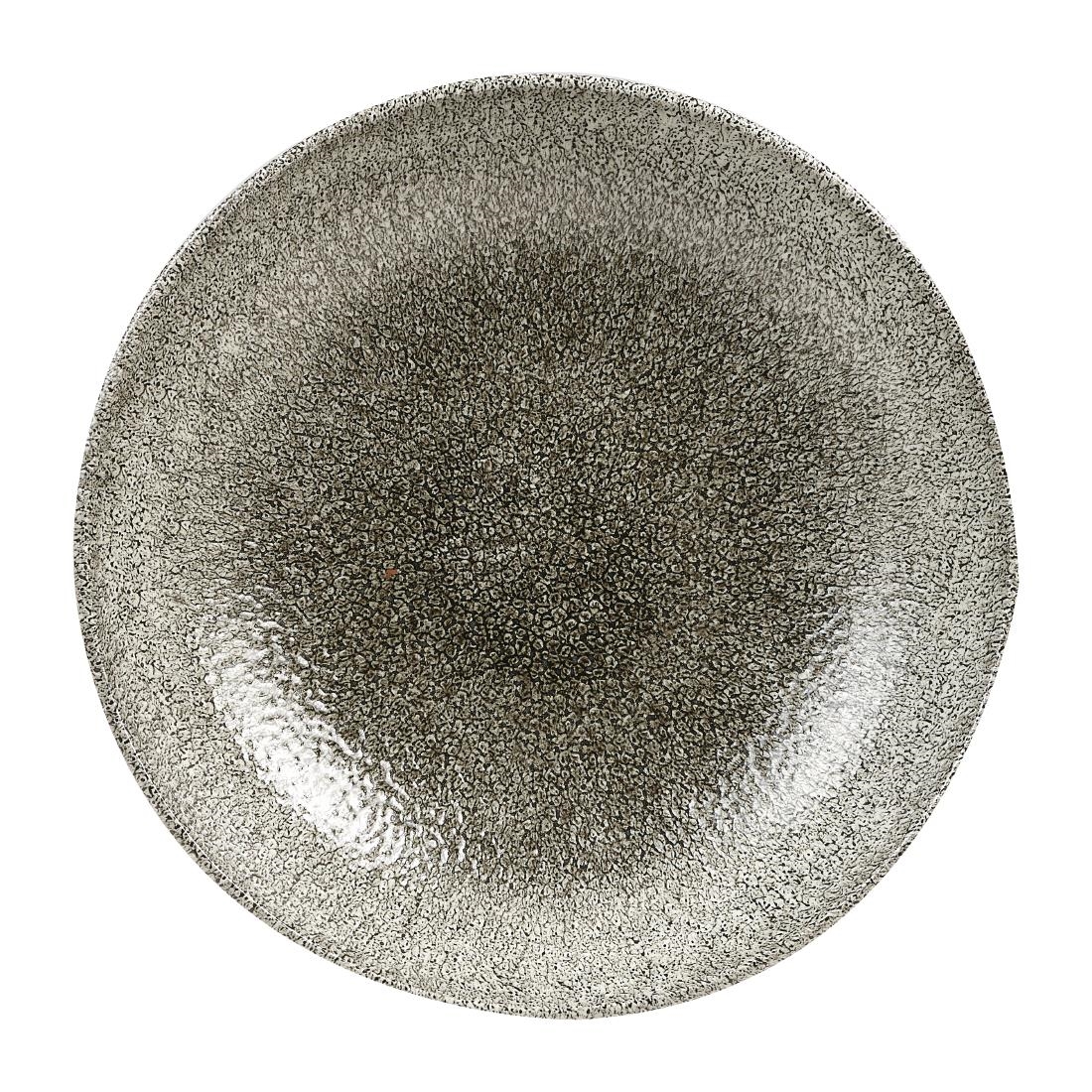 Churchill Raku Quartz Black Evolve Coupe Kom 24.8cm (12 stuks)