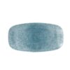 Churchill Raku Topaz Blue Chefs Ovaal Bord 35.2 x 18.7cm (6 stuks)
