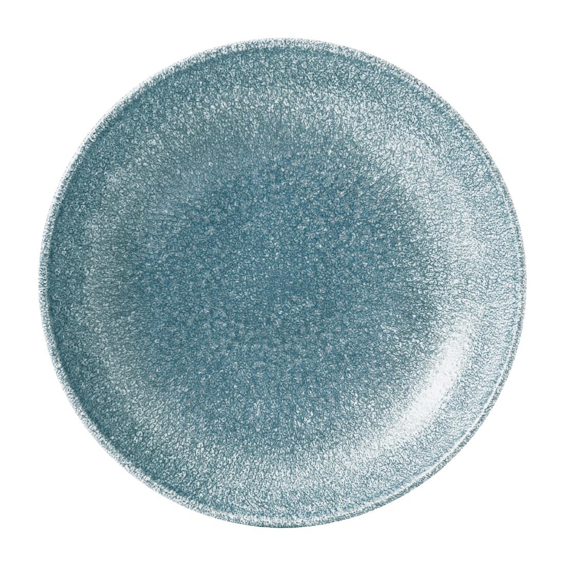 Churchill Raku Topaz Blue Evolve Coupe Kom 18.4cm (12 stuks)