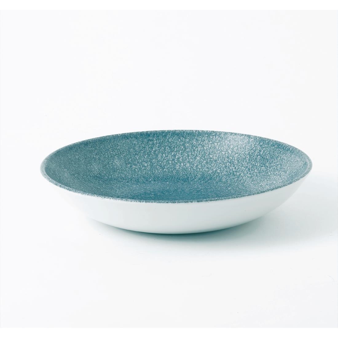 Churchill Raku Topaz Blue Evolve Coupe Kom 24.8cm (12 stuks)