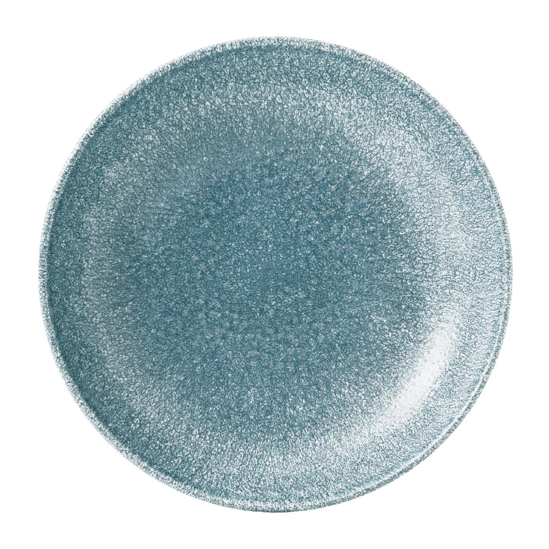 Churchill Raku Topaz Blue Evolve Coupe Kom 24.8cm (12 stuks)