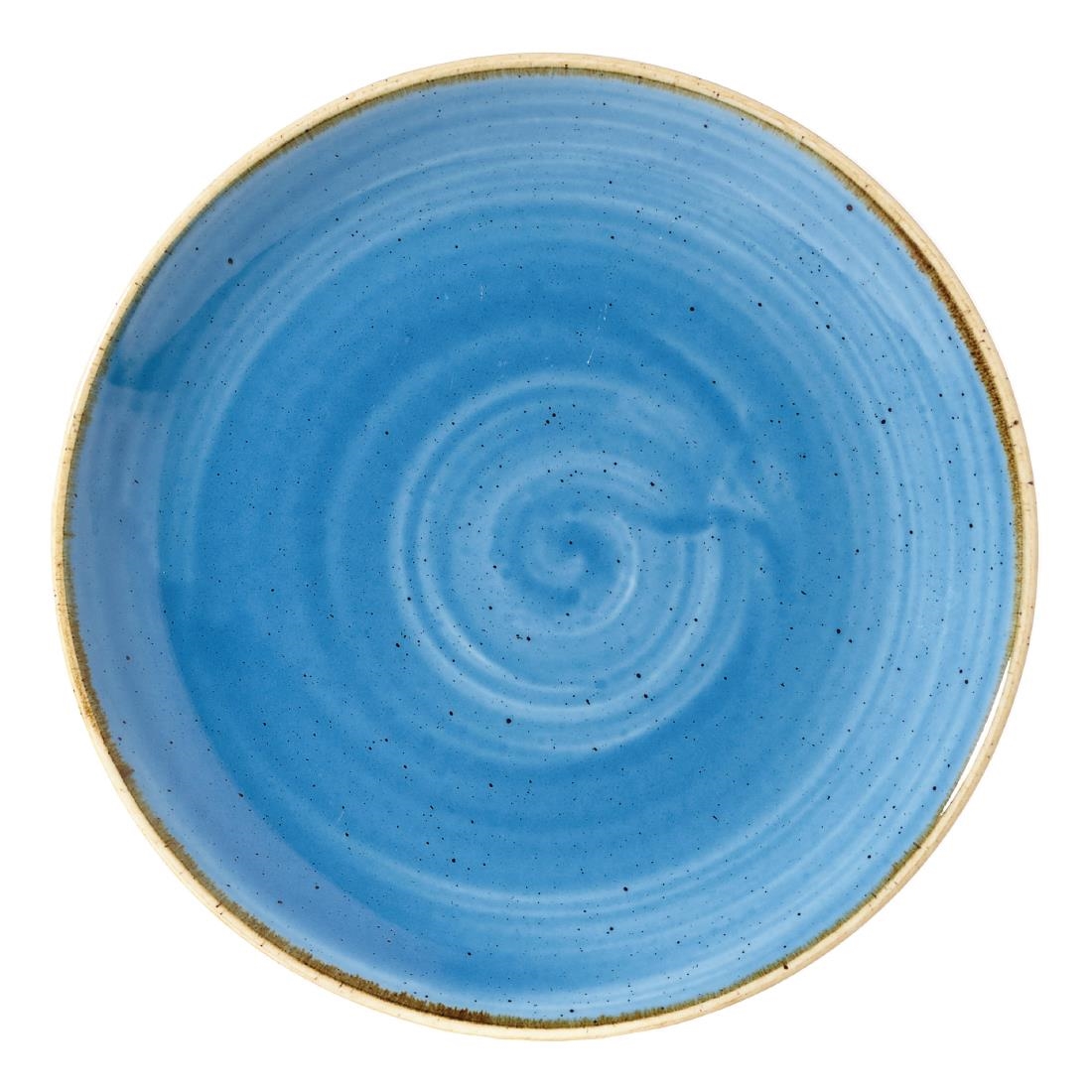 Churchill Stonecast Cornflower Blue Coupe Bord 16.5cm (12 stuks)