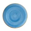 Churchill Stonecast Cornflower Blue Rond Bord (6 stuks)