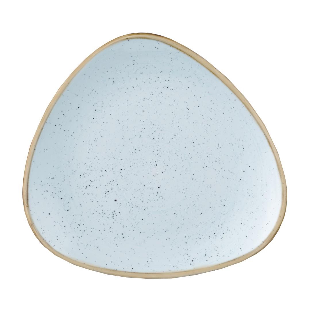 Churchill Stonecast Duck Egg Lotus Bord (6 stuks)