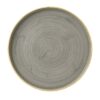 Churchill Stonecast Grey Bord Met Opstaande Rand 22cm (6 stuks)