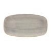 Churchill Stonecast Grey Chefs Ovaal Bord 35.2 x 18.7cm (6 stuks)