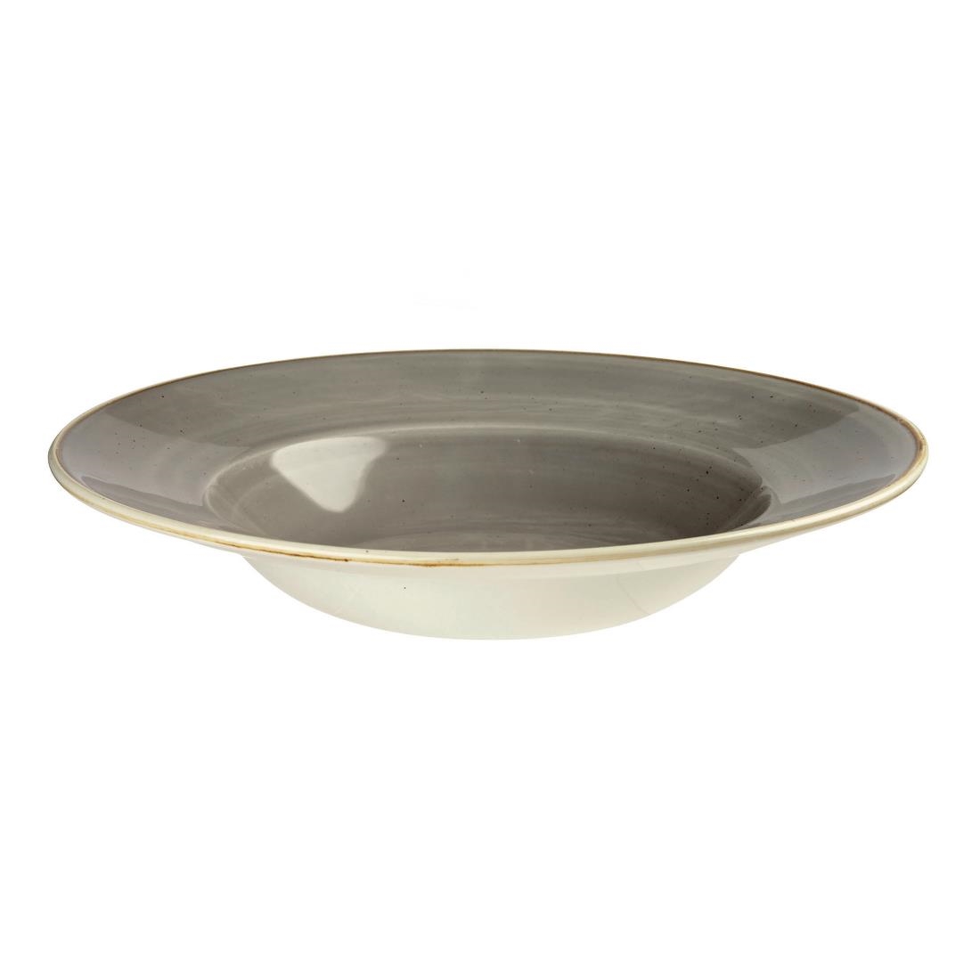 Churchill Stonecast Grey Kom Met Brede Rand Large 27.69cm (12 stuks)